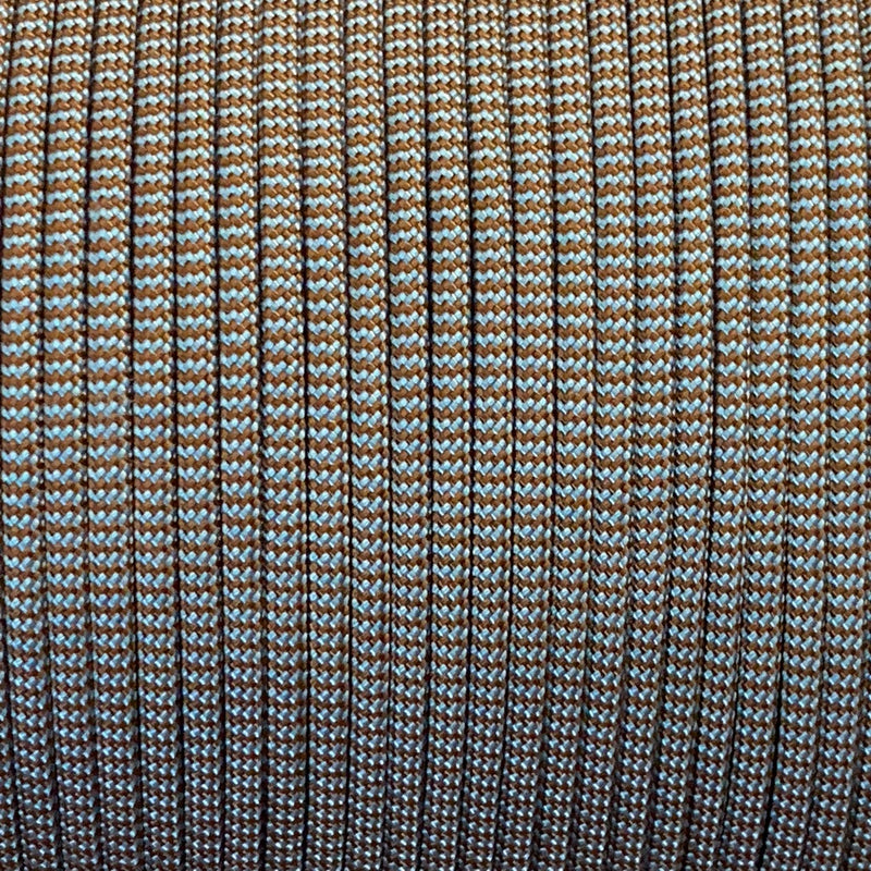 Chocolate Brown Baby Blue Shockwave // Paracord 550 (Typ3)// a 10 Meter