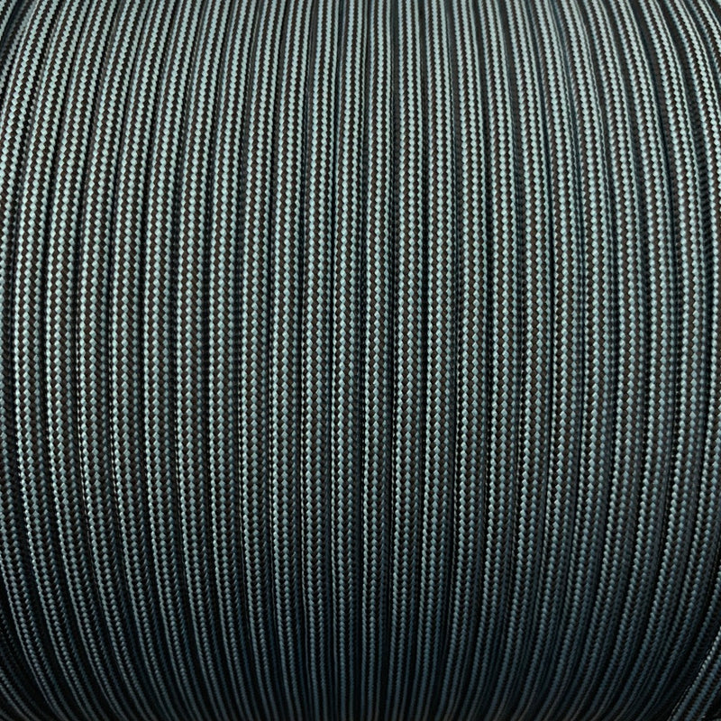 Neon Turquoise Black Stripes // Paracord 550 Typ 3 // a 10 meter