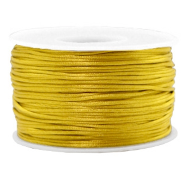 Macramé Satin // Mustard Green