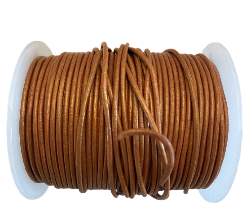 Rundleder // Metallic Cinnamon