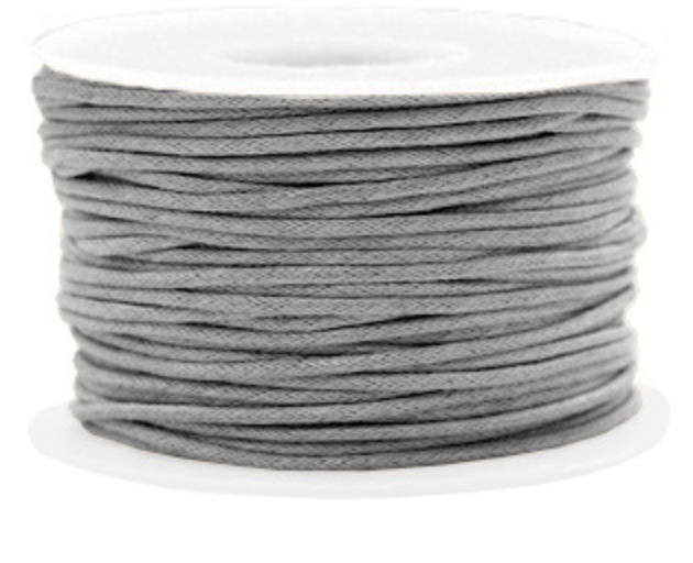 Wachskordel // Chromeum Grey 1.5mm