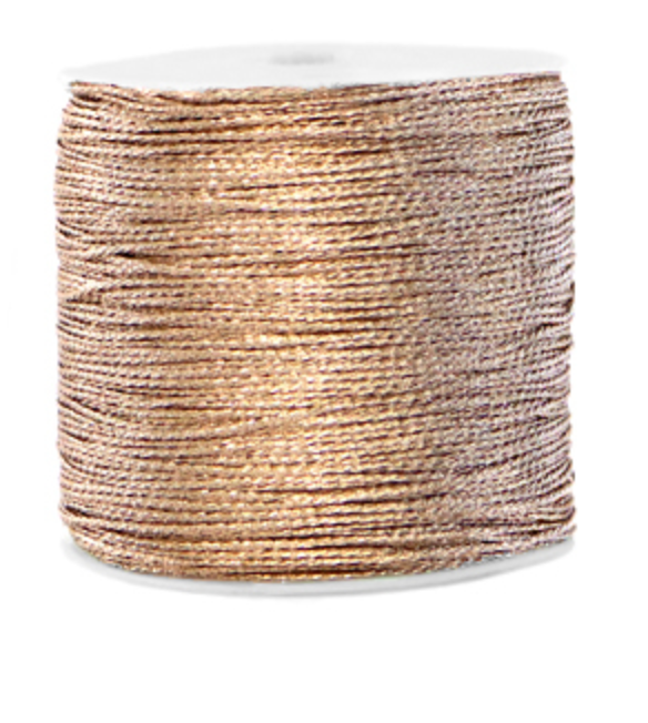 Macrame // Ivory Cream Taupe 0.5mm // a 10 Meter