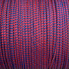 Micro Cord // Neon Pink - Blue Stripes