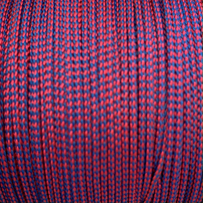 Micro Cord // Neon Pink - Blue Stripes