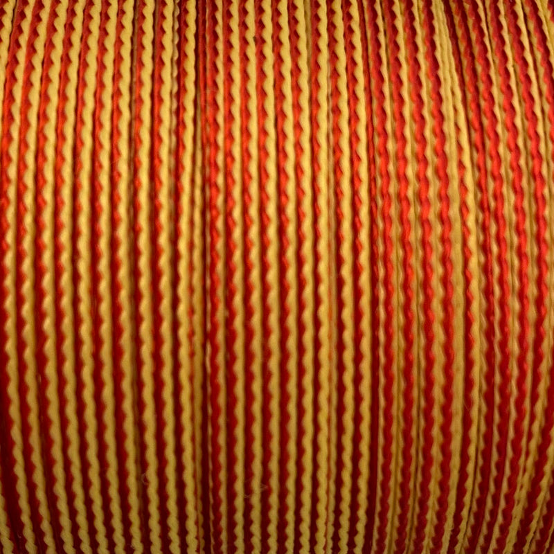 Micro Cord // Red Yellow Stripes