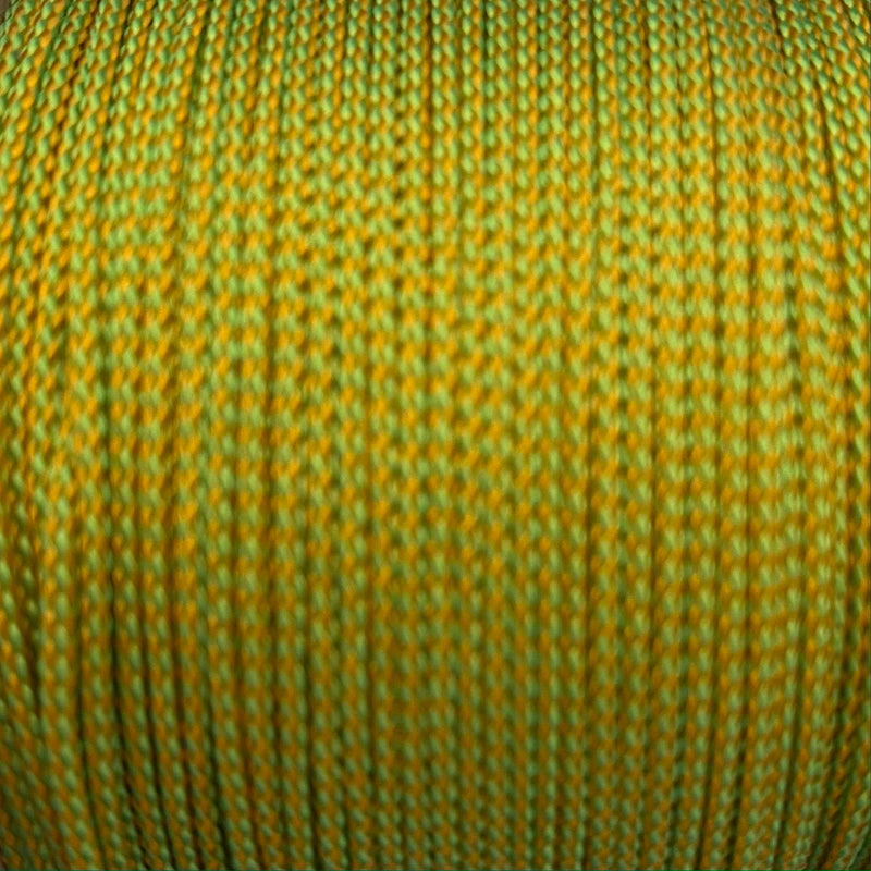 Micro Cord // Neon Green - Apricot Stripes