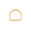 D-Ring // Halbring // Messing